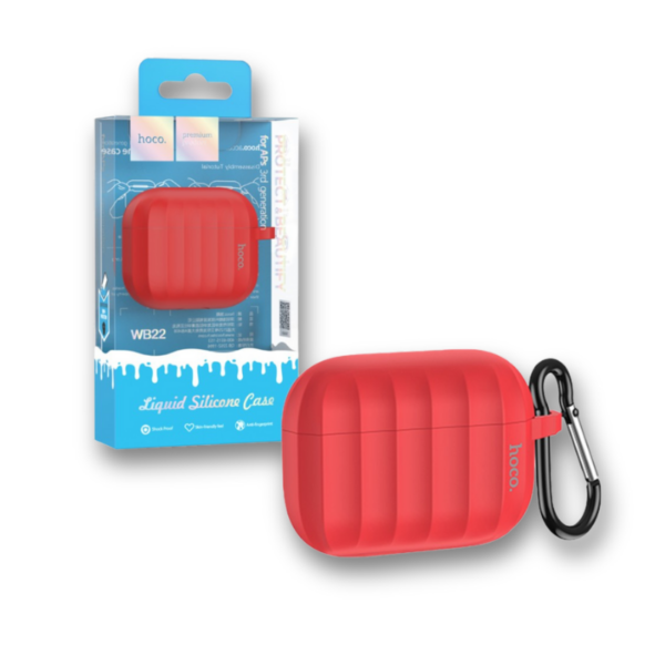 HOCO WB22 SILICONE COVER FOR AIRPODS 3 RED