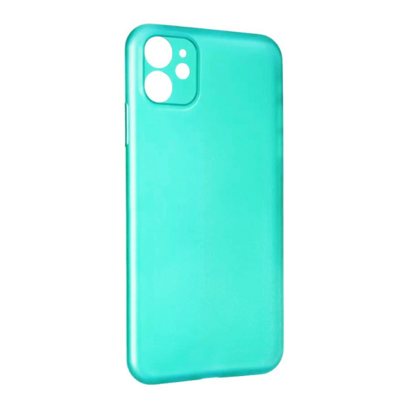 SILICONE CASE WITH CAMERA SHIELD FOR APPLE IPHONE 11 GREEN